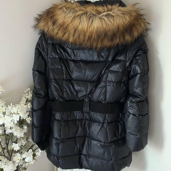 SAM. Millennium faux Fur Trim Down Coat - Picture 13 of 16